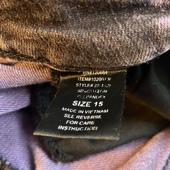 Purple Skinny Jeans Size 15 Lovesick - Picture 7 of 10
